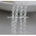Perlas de cristal decorativas, perlas de vidrio de vidrio perlados placemats, cuentas de bicona, directamente de fábrica